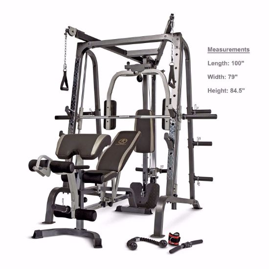 Picture of Marcy Smith Cage Workout Machine Total Body Training Home Gym System with Linear