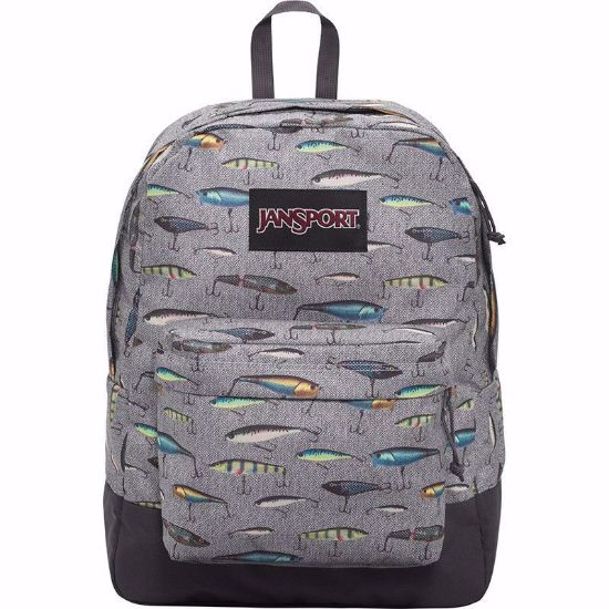 Picture of JanSport Black Label Superbreak, Backpack, Multi Fishing Lures