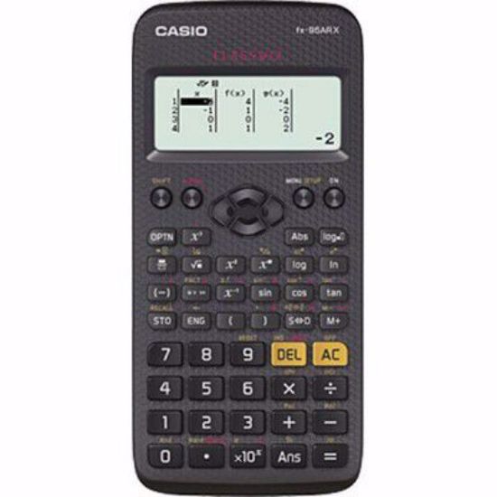 Picture of Casio fx-95AR X ClassWiz Scientific Calculator, 10 + 2 (10 Mantissa + 2 Exponential) Digit, Full Dot Matrix, Black