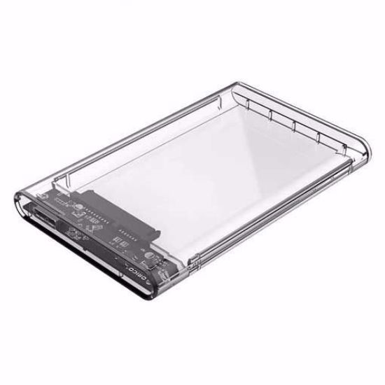 Orico-Hard-Drive-Enclosure-2.5-inch-Plastic-Transparent-HDD-SSD-USB3.0