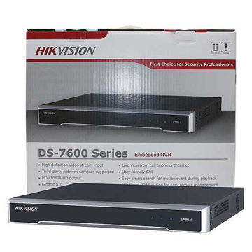 Hikvision 16 Channel NVR DS-7616NI-K2/16P Embedded Plug & Play 4K NVR H.265 PoE Network Video Recorder
