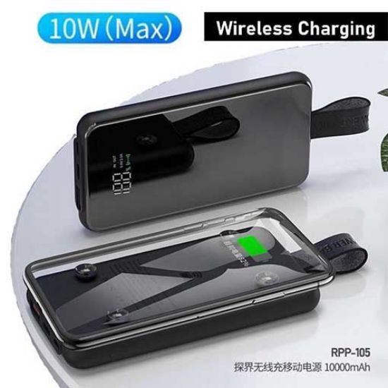 Remax RPP-105 Wireless Power Bank 10000 mah 1 Port 