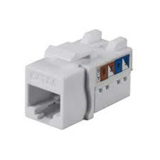 Picture of Premium Line 106111010 Cat6 90 ° Unshielded Keystone Jack Dual Type IDC White