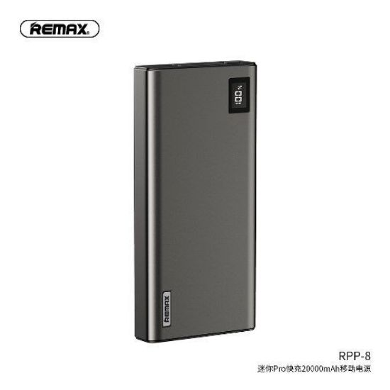 Picture of Battery power ReMax RPP-8, mini pro fast charging, 20000mAh, 18W PD/QC