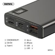 Picture of Battery power ReMax RPP-8, mini pro fast charging, 20000mAh, 18W PD/QC