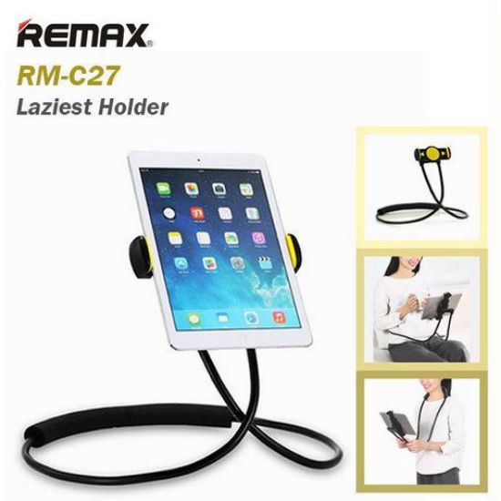 Picture of Remax RM-C27 Lazy Holder Mobile Phone Holder 360 Degree Flexible Can Neck Hanging Waist Hanging Holder For Phone 4"-10"inch