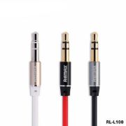 Picture of Remax RL-L100 3.5mm AUX Audio Cable male to male 1 Meter AUX Cable