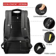 Picture of Tigernu T-B3611 TSA Lock Fashion Anti theft USB Laptop Backpacks Multifunction Waterproof Leisure Men Boys School Backpack