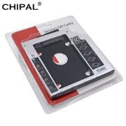 Picture of Aluminum Second HDD Caddy 9.5mm SATA III 3.0 for 2.5" SSD Case Hard Disk Bracket For Notebook CD-ROM