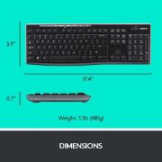 Electronic assist pressure device من هب له .كوم Logitech MK270 Wireless Keyboard and Mouse Combo - Keyboard and Mouse Included, 2.4GHz Dropout-Free Connection, Long Battery Life من هب له .كوم 