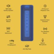 Mi Portable Bluetooth Speaker with 16W  Waterproof (Blue)