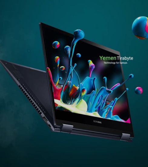 صورة Brand: Asus Model: Vivo Book TM420U  Processor: AMD R5-5500U  2.1GHz Cores: 6 Logical processors: 12 Storage: 256G SSD PCIe M.2 SSD Kingston  Memory: 8GB DDR4 3200  GPU : AMD Radeon  Display: 14 INCH FHD 60Hz X360° Others: NEW Operating System Windows 10 Backlit Keyboard: YES + Finger print