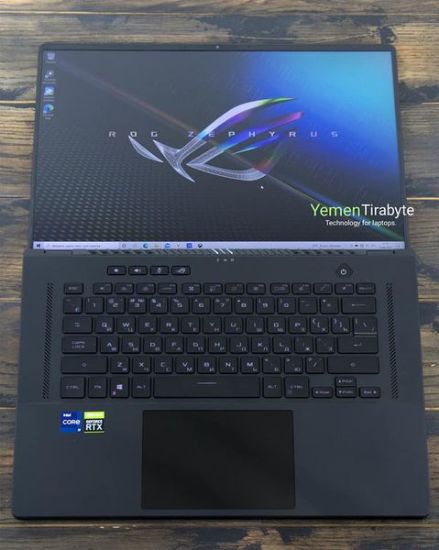 صورة Brand: Asus Model: ROG ZEPHGU603Z-W-M16 Processor: CORE i9-12900H Storage: 1T.B PCIe M.2 SSD  Memory: 16 GB DDR5 4800 GPU : 8G NVIDIA RTX 3070 Display: 15.6 INCH Others: NEW  Operating System Windows 11 Backlit Keyboard: Yes