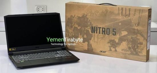 صورة Brand: Acer  Model: Nitro 5  Processor: AMD Ryzen 5-5600H Storage: 512G PCIe M.2 SSD  Memory: 8GB DDR4 3200 GPU : 6G Nvidia RTX 3060 Display: 15.6 INCH FHD 144Hz Others: NEW  Operating System Windows 11 Backlit Keyboard: Yes