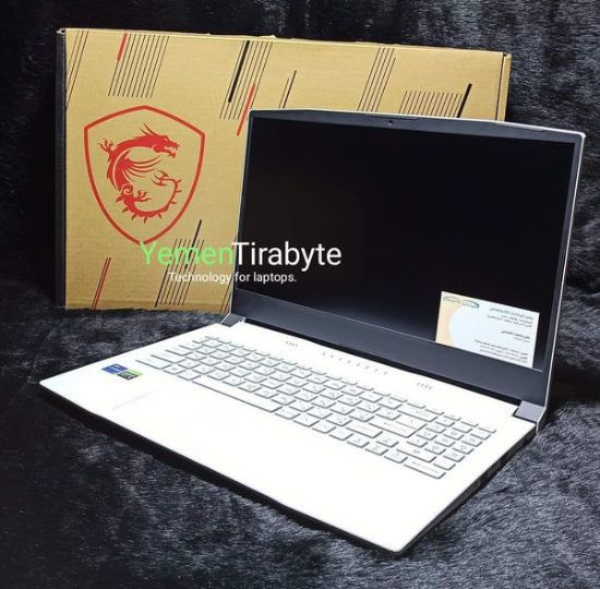 صورة Brand: MSI Model: SWORD 15 Processor: Core i7-11800H Storage: 512G PCIe M.2 SSD Memory: 8GB DDR4  GPU : 4G NVIDIA RTX 3050 TI Display: 15.6 INCH Others: NEW Operating System Windows 10 Backlit Keyboard: YES