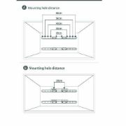 صورة حامل تلفزيون محمول بعجلات دوارة لشاشات LCD LED مقاس 32-75 انش