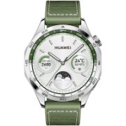 Picture of Huawei Watch GT4, 46mm, Stainless-Steel Body, Composite Strap, Phoinix-B19W – Green