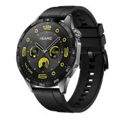 Picture of HUAWEI Watch GT 4 B19F 46mm Bluetooth Smartwatch 1.43" AMOLED Screen Fluoroelastomer Strap - Black