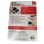 Picture of Lexar SL500 High Performance Portable SSD 1TB with Magnetic Set Mag Attach