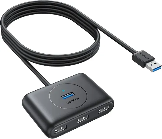 صورة موزع بيانات يو جي جرين 4 في 1 يو إس بي 3.0